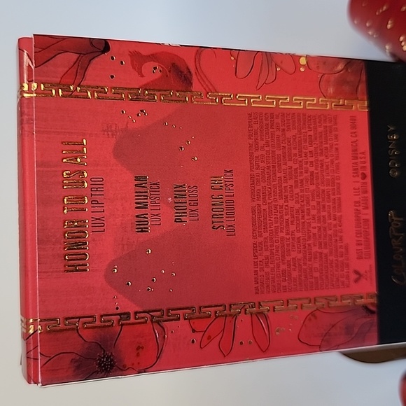 Colourpop Mulan Lux Lip Trio Honor To Us All - Hua Mulan, Phoenix, & Strong Chi - Picture 12 of 13